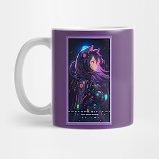 Anime Cute Cat Girl | Sci-Fi Manga Girl Anime Art Mug